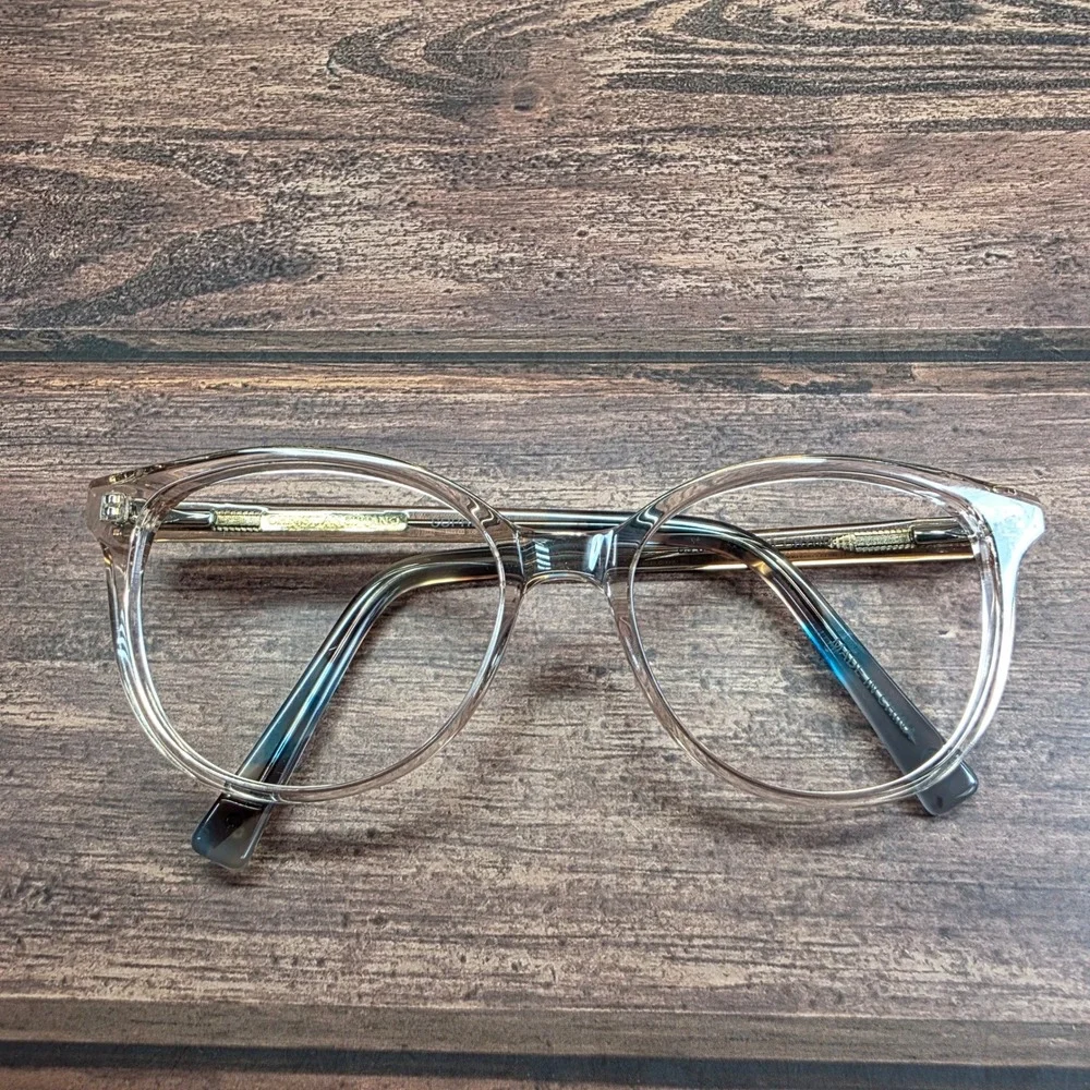 Christian Siriano CRYND Cat Eye Eyeglass Frames Champagne Gold 53-17-140